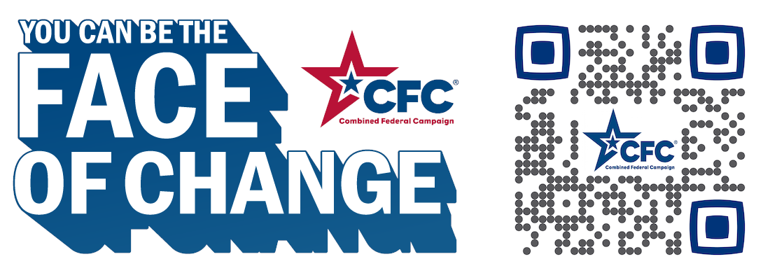 You Can Be The Face of Change and CFC QR code