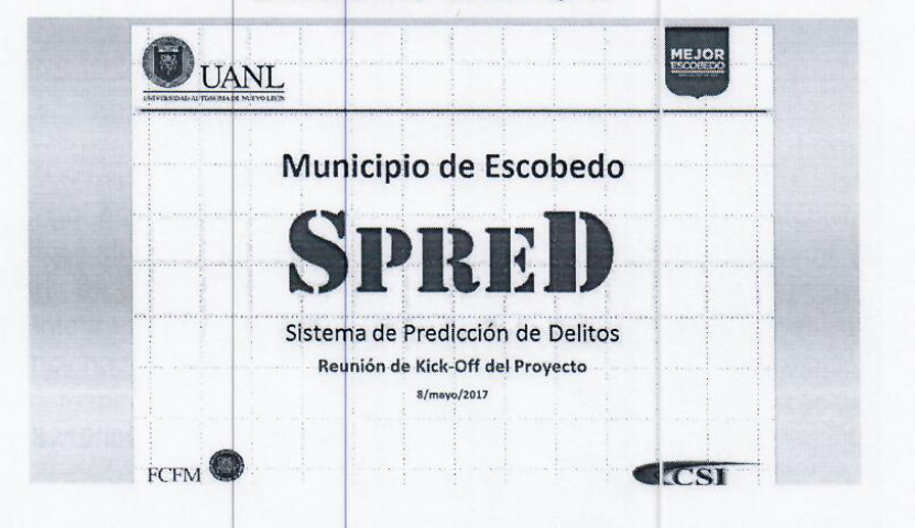 A slide for the kick-off for the SPRED project