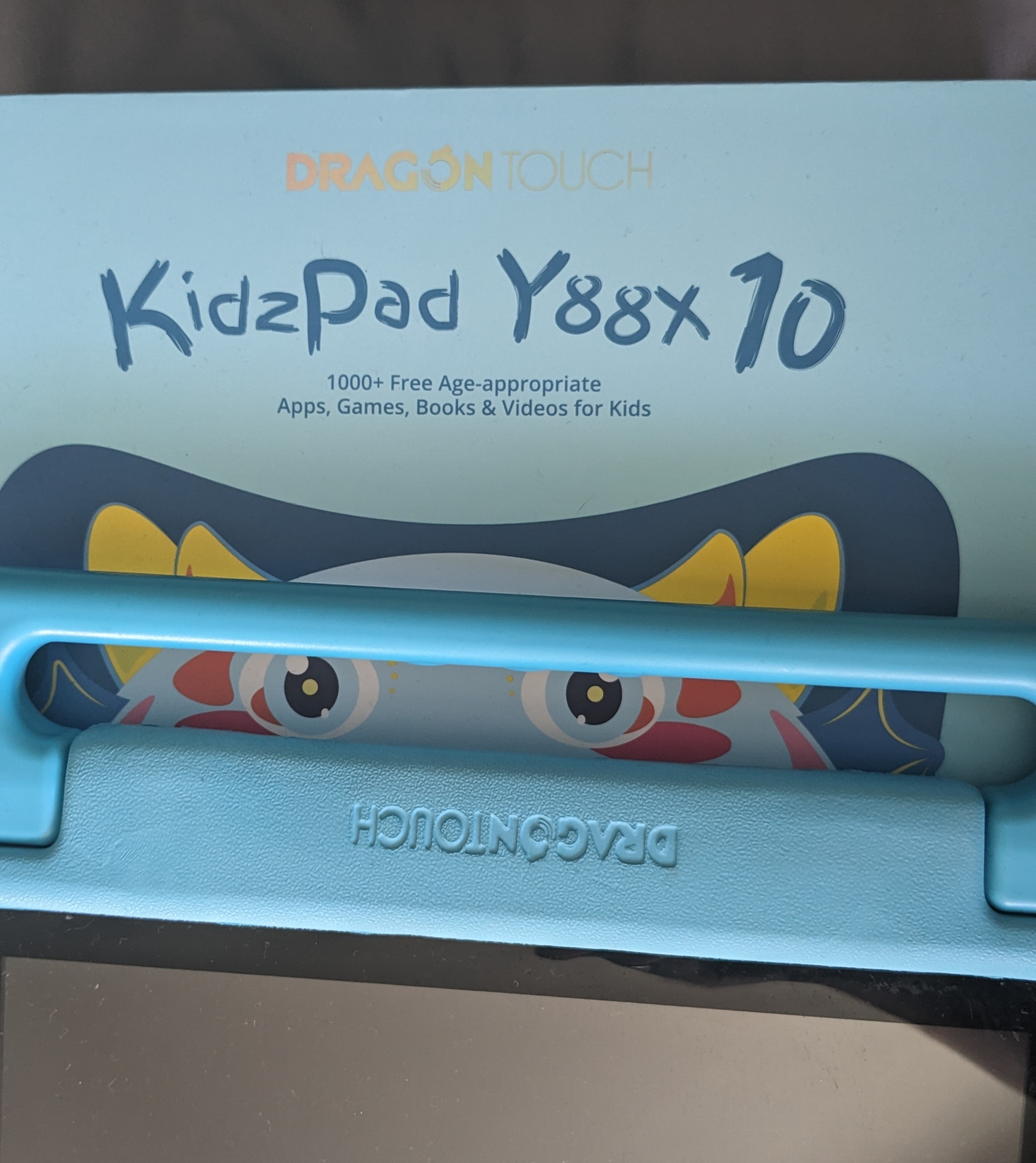 Blue Box that says KidzPad Y88X 10